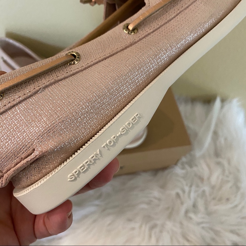 Final sale✨sperry vida brushed metallic boat shoes - Picture 6 of 13